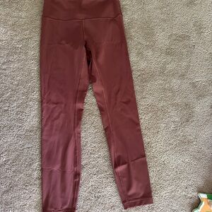 lululemon athletica Maroon Leggings